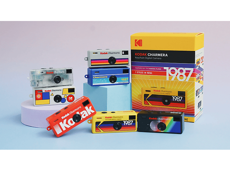 KODAK Charmera Anahtarlık Dijital Fotoğraf Makinesi Sürpriz Renk