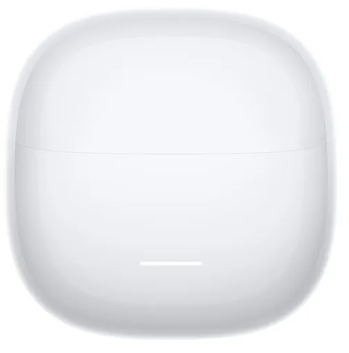 Białe etui ładujące z cienką poziomą linią z przodu.