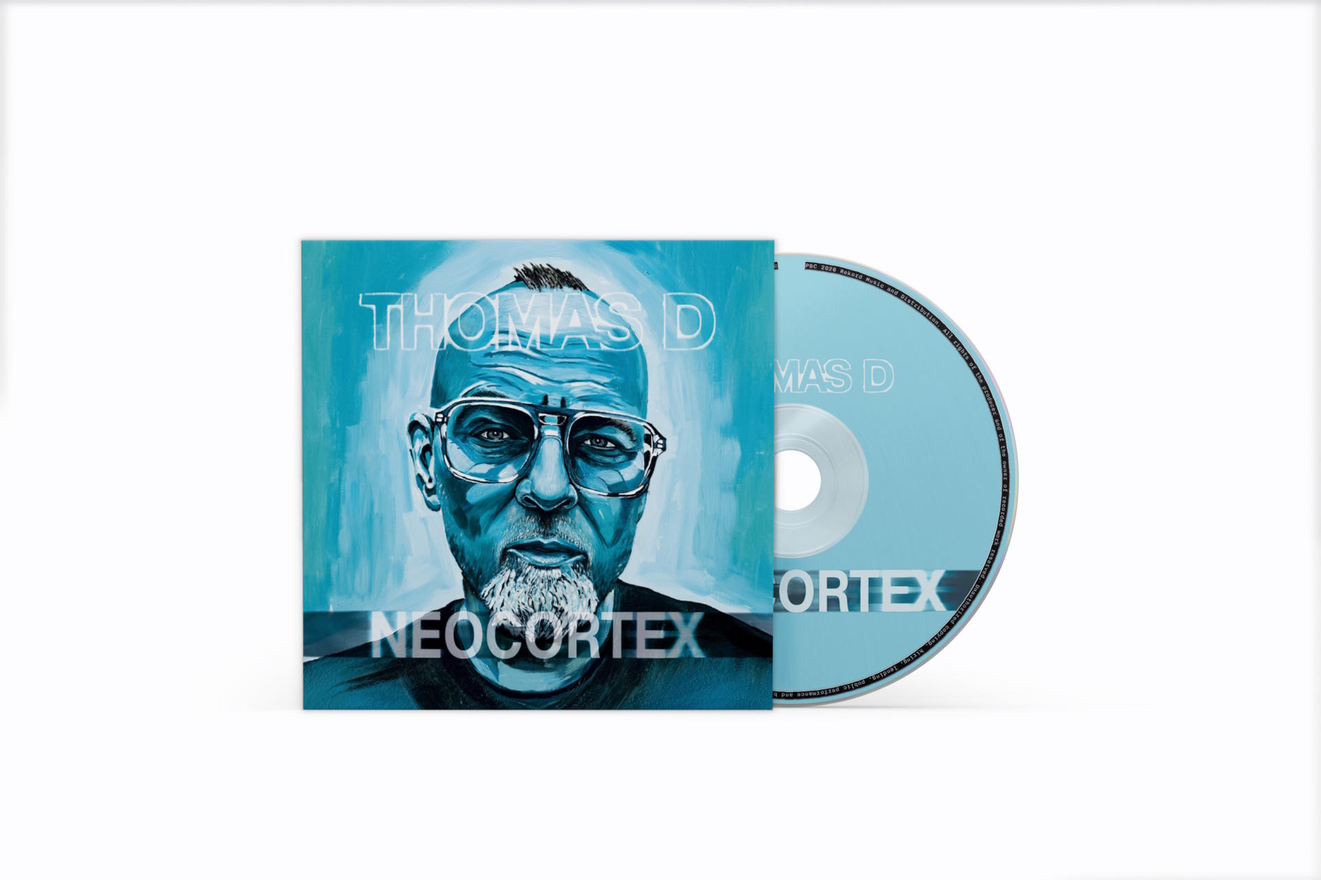 CD-Hülle mit Porträt eines Mannes mit Brille, darüber "Thomas D" und "NEOCORTEX".