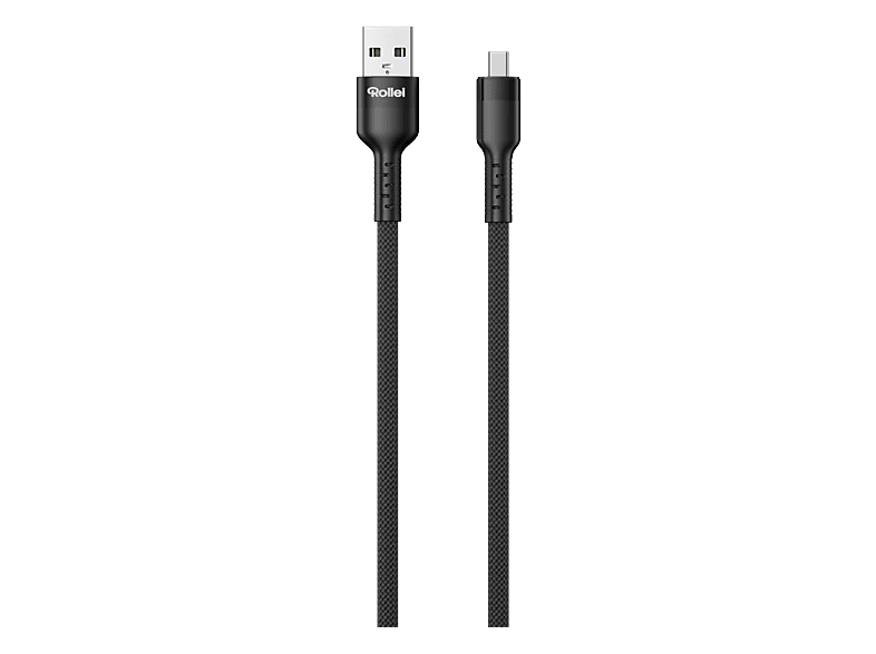 ROLLEI USB-A / Mini USB B8 1.2 m, USB Kabel, Schwarz | MediaMarkt
