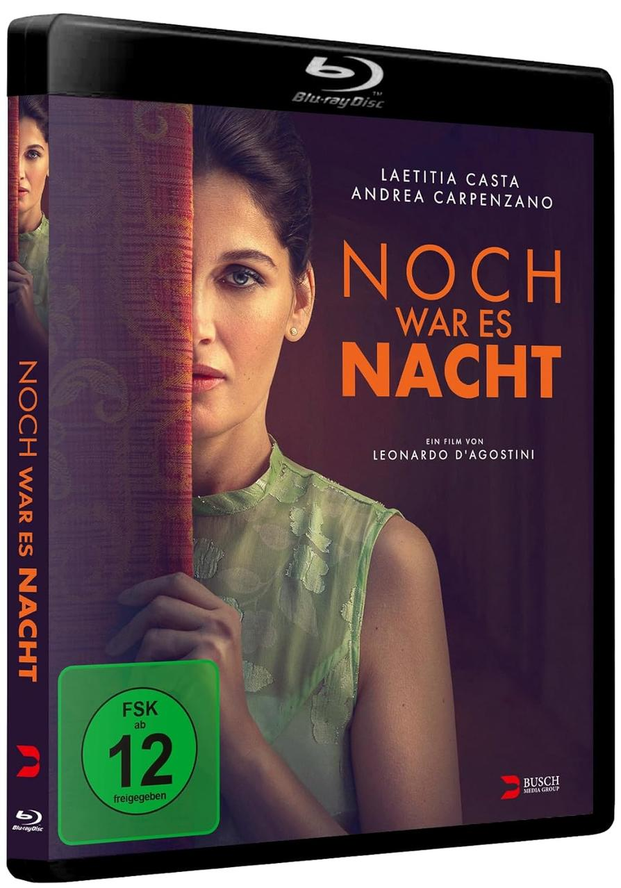 Blu-ray-Cover mit Frau im grünen Kleid und Filmtitel "NOCH WAR ES NACHT".