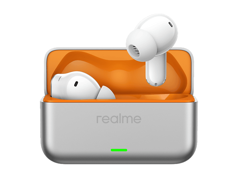 realme Buds T500 Pro Dokanałowe Bluetooth 6.1 Srebrno-biały