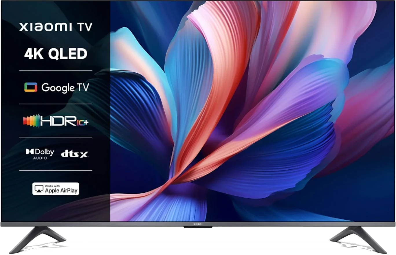 Telewizor Xiaomi 4K QLED z Google TV, HDR10+, Dolby Vision i DTS:X.