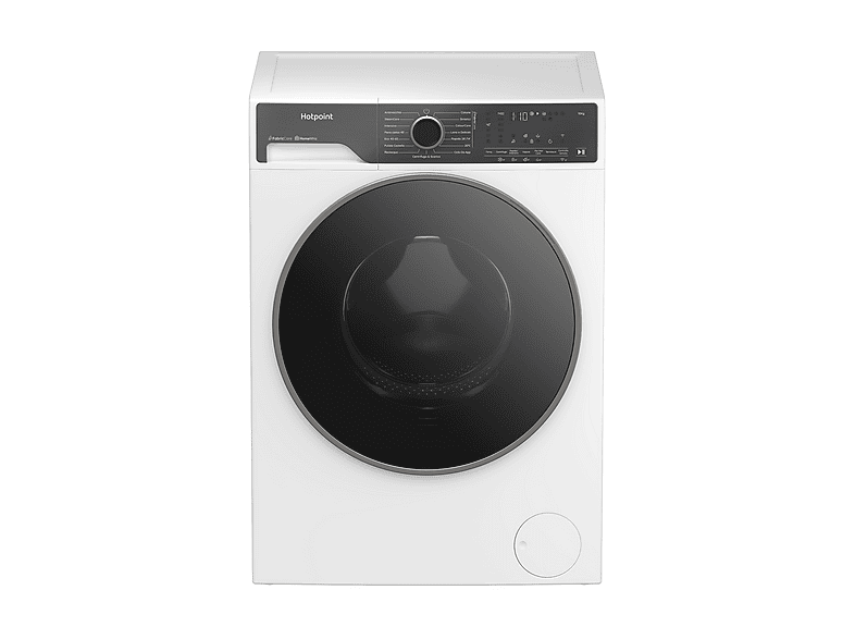 HOTPOINT HP 105 CARE IT LAVATRICE, Caricamento frontale, 10 kg, 15 programmi, Profondità 58 cm, Giri 1400 rpm, Bianco, livello rumorosità centrifuga 72 dB(A), Classe A
