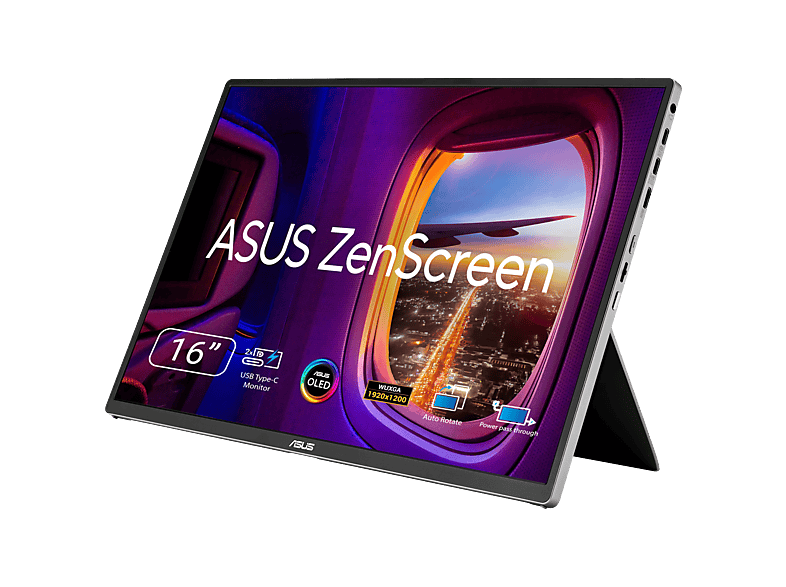 Asus Zenscreen Oled Mq16fc - 16 Inch Wuxga 1920 X 1200 Pixels Oled (organic Light-emitting Diode)