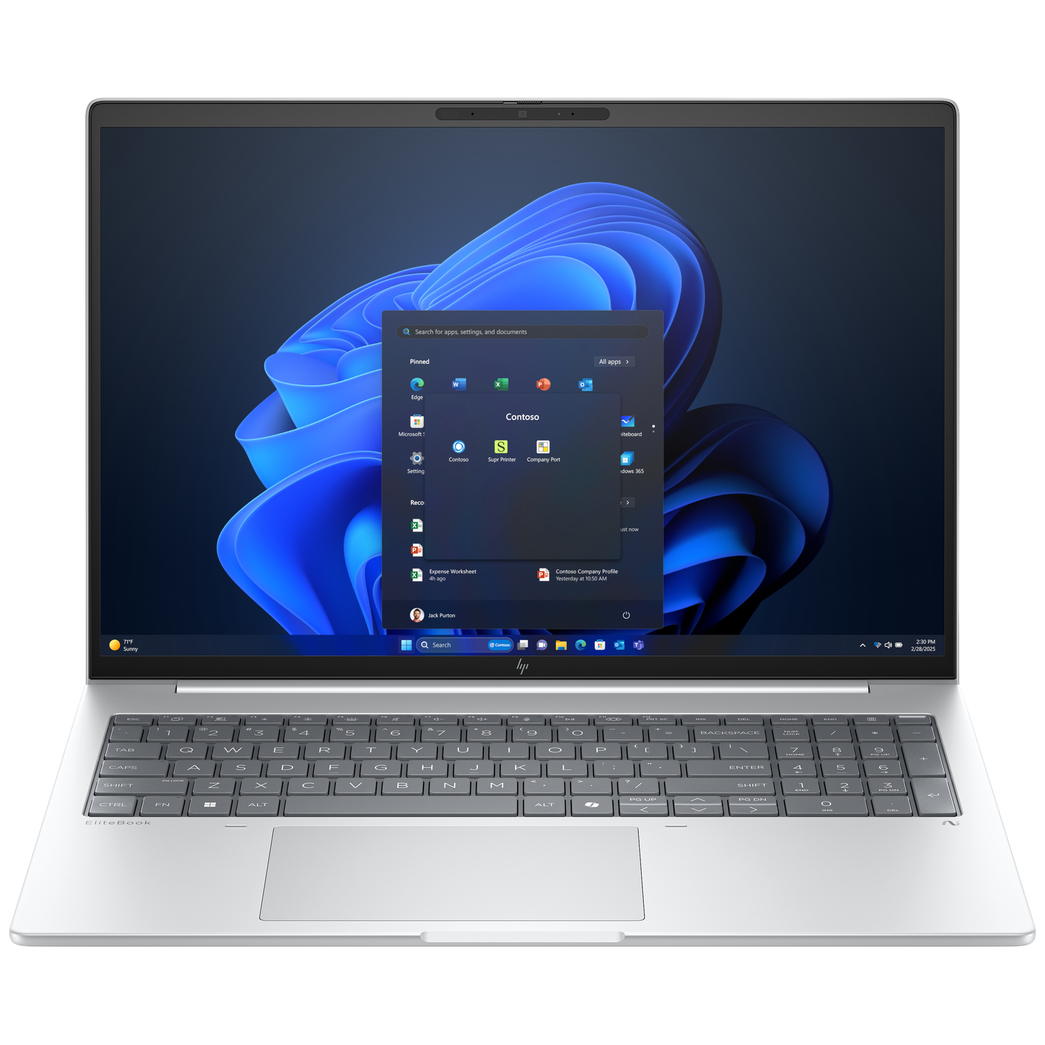 HP Elitebook 8 G1i Ai Pc - 16 Inch Wuxga Intel Core Ultra 7 255h 24 Gb 512 Windows 11 Pro (64-bit) afbeelding