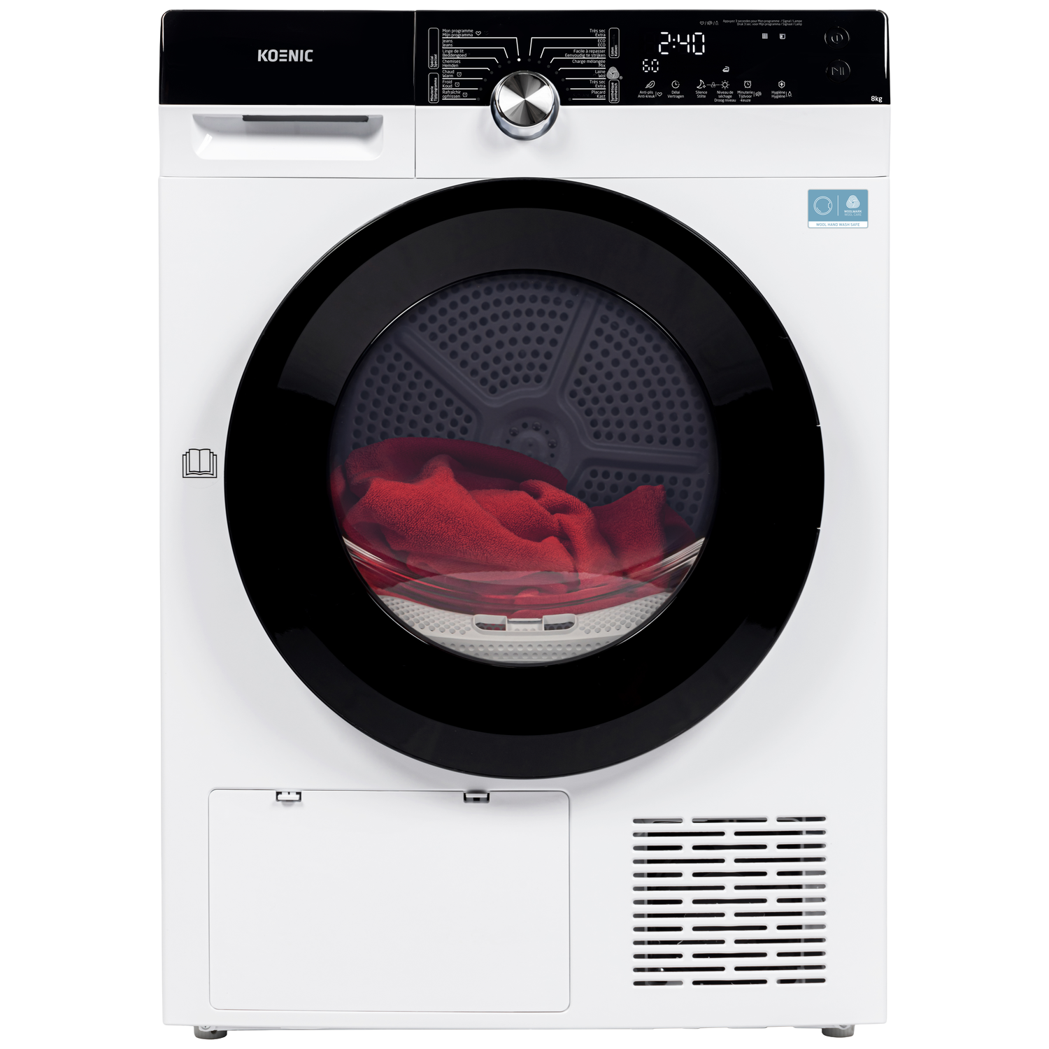 KOENIC KTD 8336 C - Warmtepompdroger - 8 kg - 65 dB - Energielabel C Warmtepompdroger afbeelding