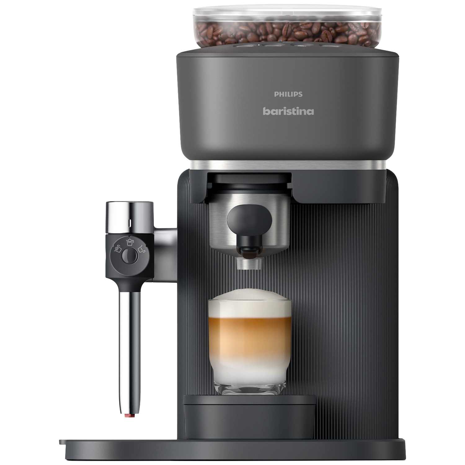PHILIPS  Baristina Latte BAR400/60 - Pistonmachine - Zwart afbeelding