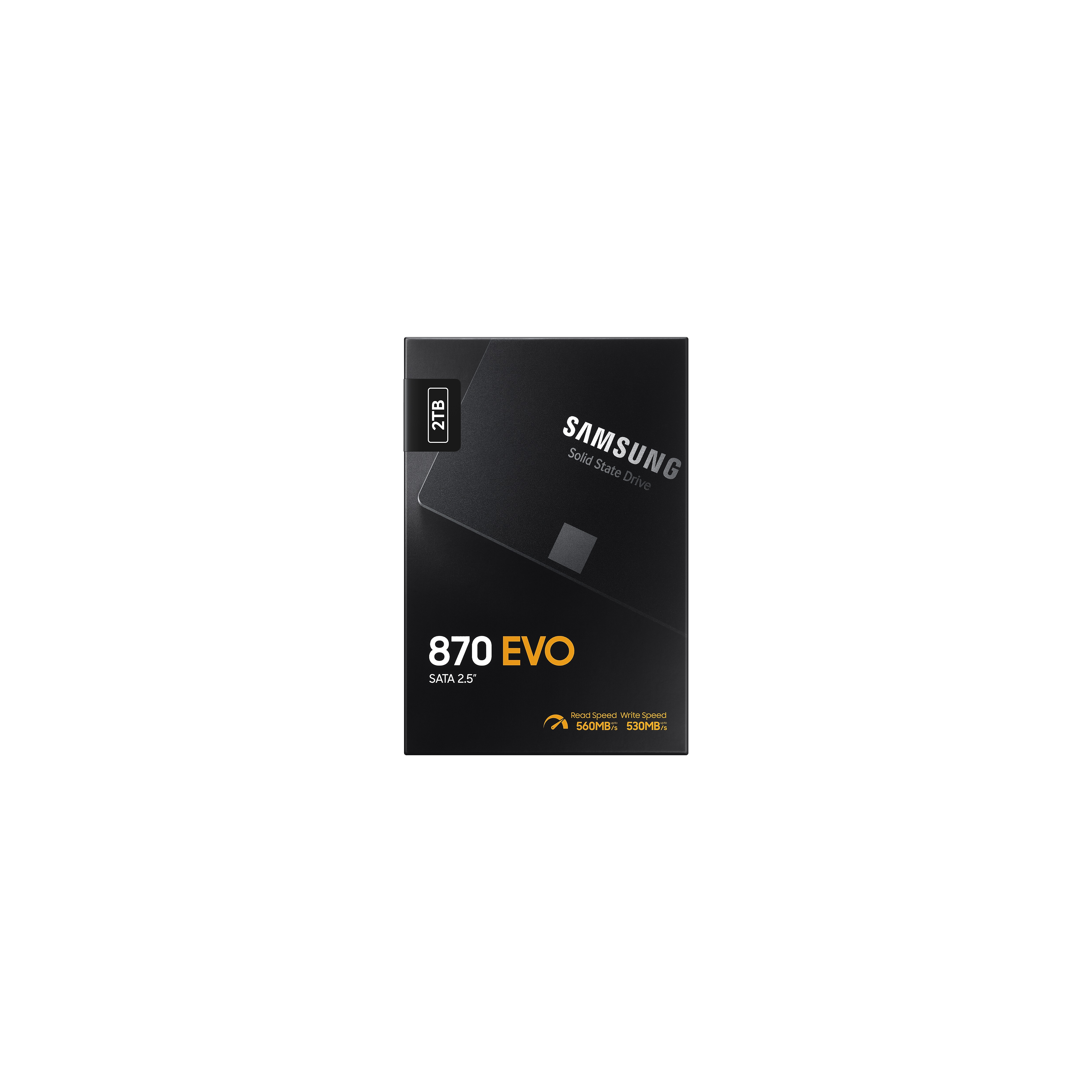 Dysk SSD Samsung 870 EVO 2TB, SATA 2.5", Prędkość odczytu/zapisu 560/530MB/s.