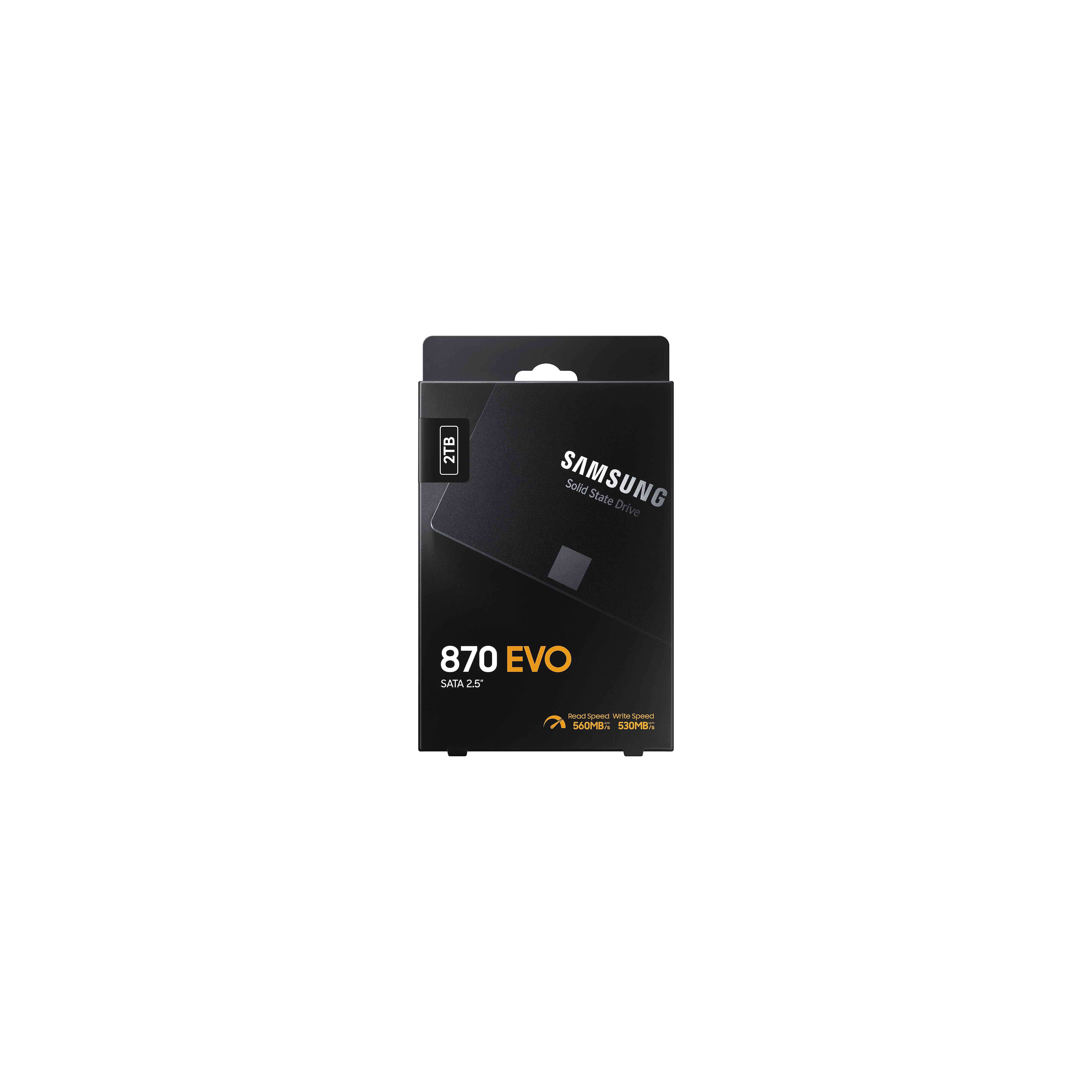 Dysk SSD Samsung 870 EVO 2TB SATA 2.5, prędkość odczytu 560MB/s, zapisu 530MB/s.