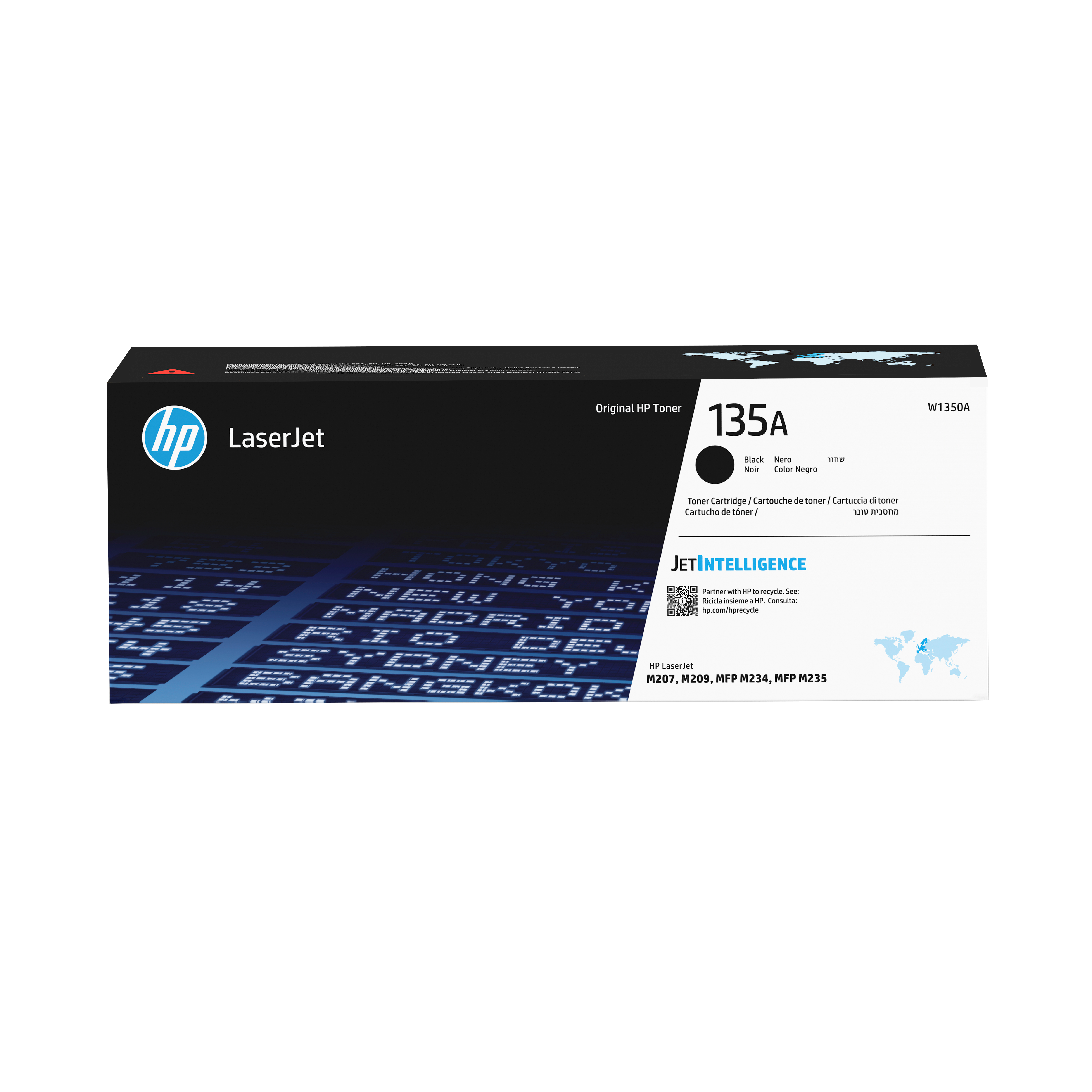 Oryginalny toner HP LaserJet 135A, czarny. Model W1350A.