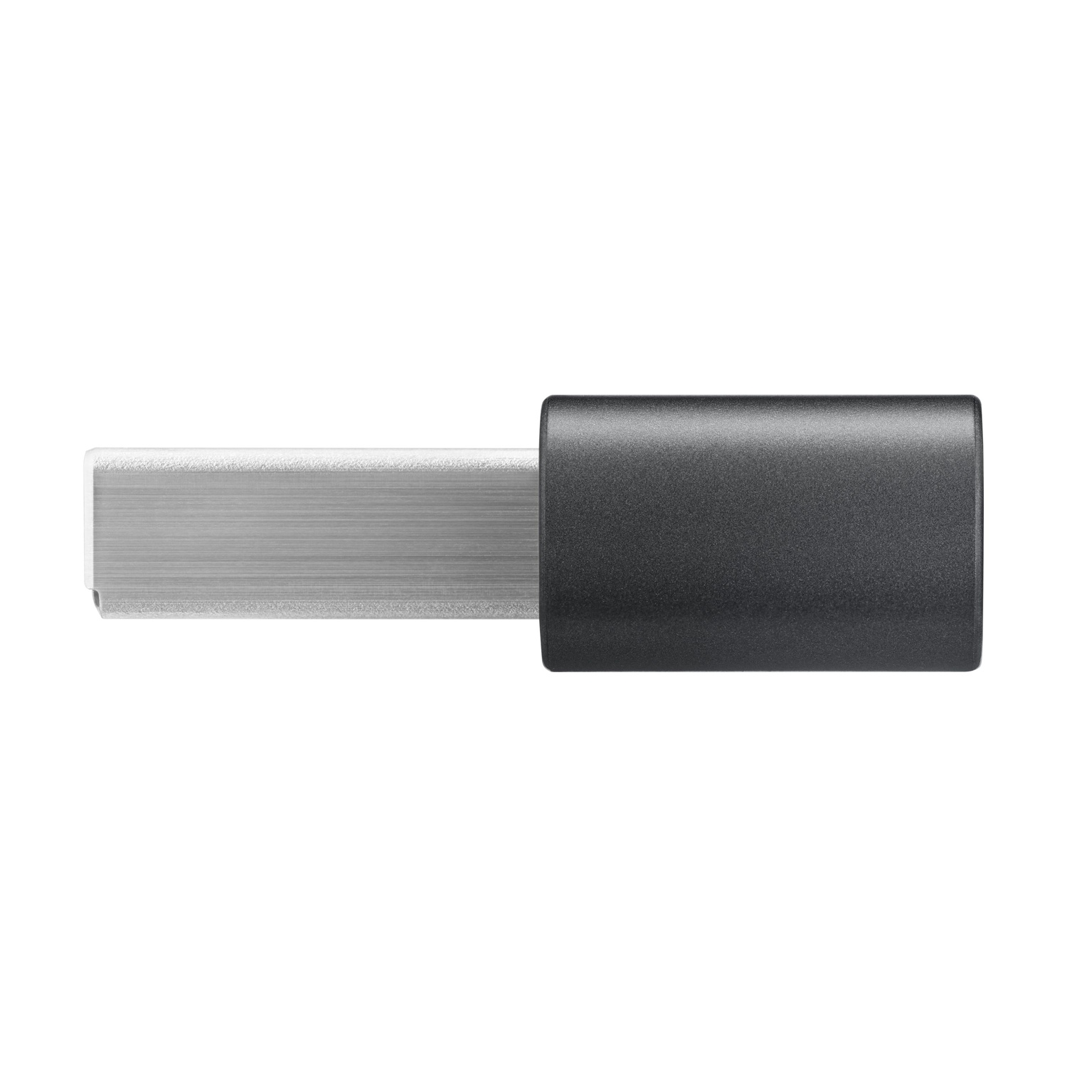 Una spina USB-C grigia con punta metallica.