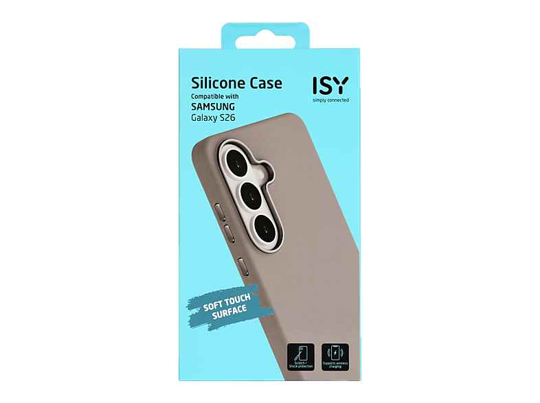 Thumbnail - ISY ISC-2384, Backcover, Samsung, Galaxy S26, Taupe