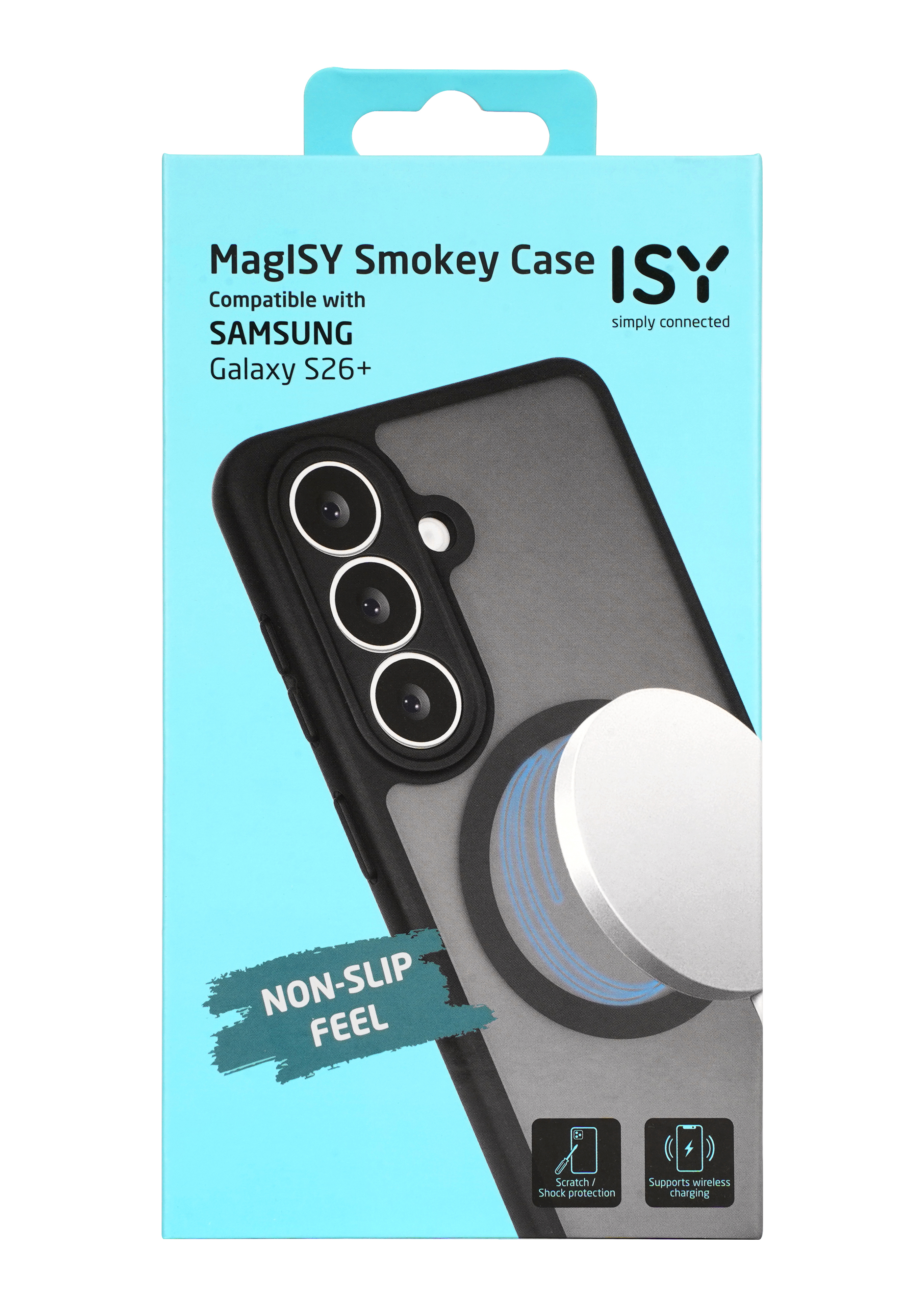 MagISY Smokey Hülle für Samsung Galaxy S26+ mit Non-Slip-Gefühl.