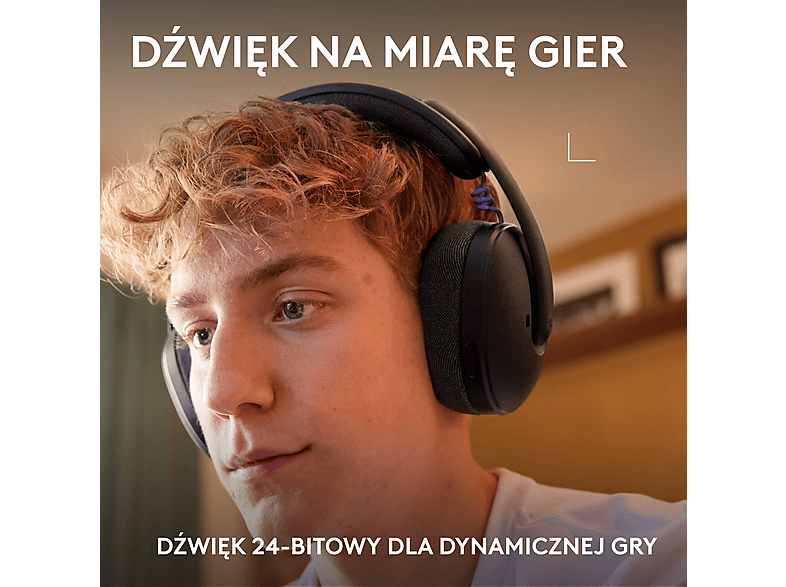 Słuchawki LOGITECH G325 Lightspeed Czarny Bezprzewodowe, Nauszne – zdjęcie 2