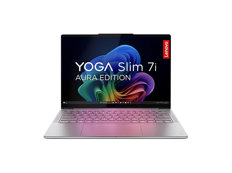 Lenovo Yoga Slim 7I Aura Edition Notebook, 14 ", Processore Intel® Core Ultra 7 258V, Arc™ 140V, Ram 32 Gb, 1000 Gb Ssd, Grey, Windows 11 Home