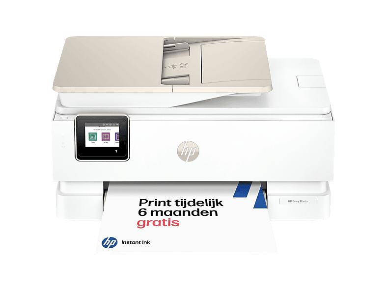 HP Envy Photo 7930 All-in-one Printer - Thermische Inkjet Kleur A4 Instant Ink Wit/beige afbeelding