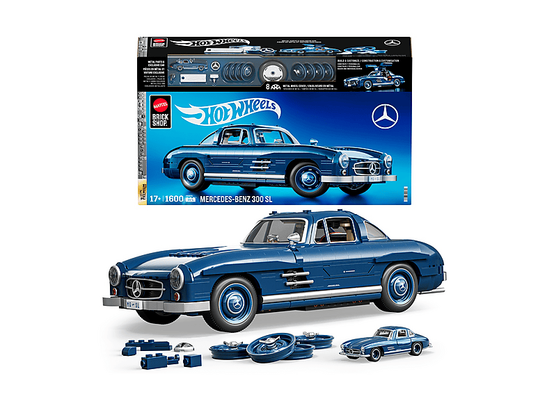 MODELLINO AUTO MATTEL Brick Shop Mercedez300SL