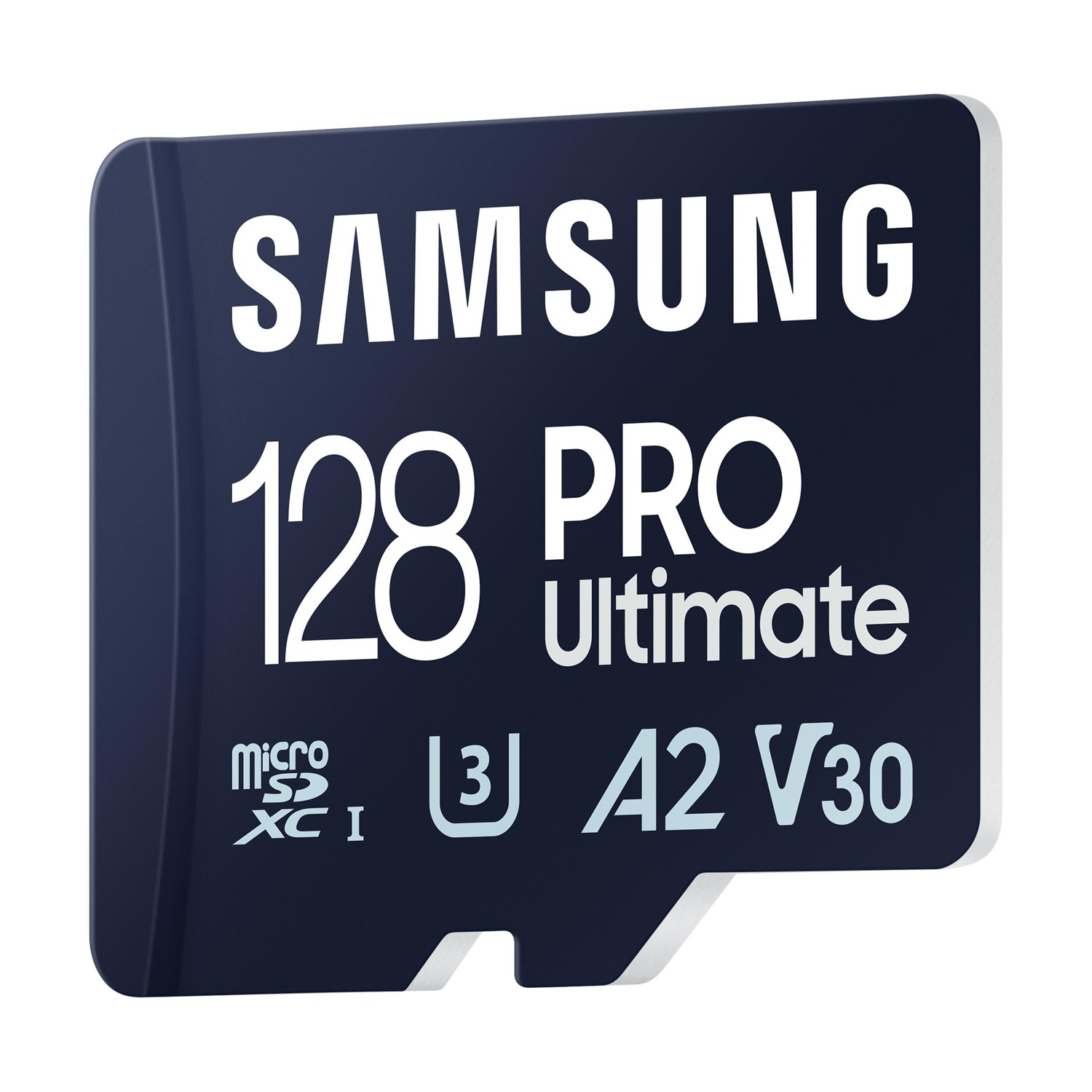 Scheda Micro SDXC Samsung 128 Pro Ultimate con A2 e V30.