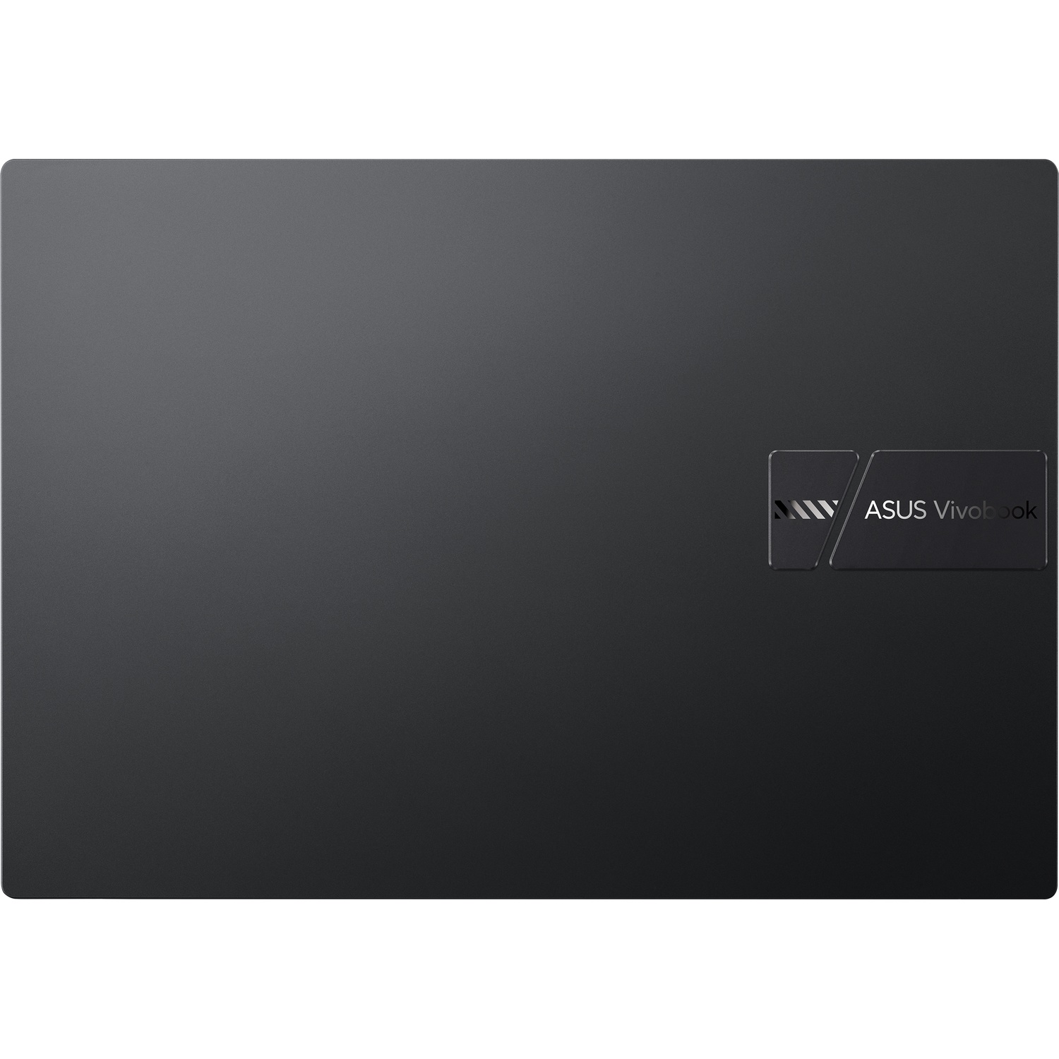 Dark grey laptop with ASUS Vivobook logo on the right.