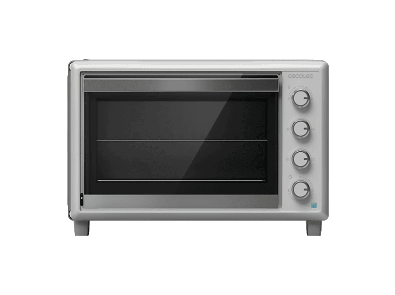 Horno de sobremesa - Cecotec Bake&Toast 6090 White Gyro, convección con rustidor giratorio, 60 litros, 2200 W, Blanco