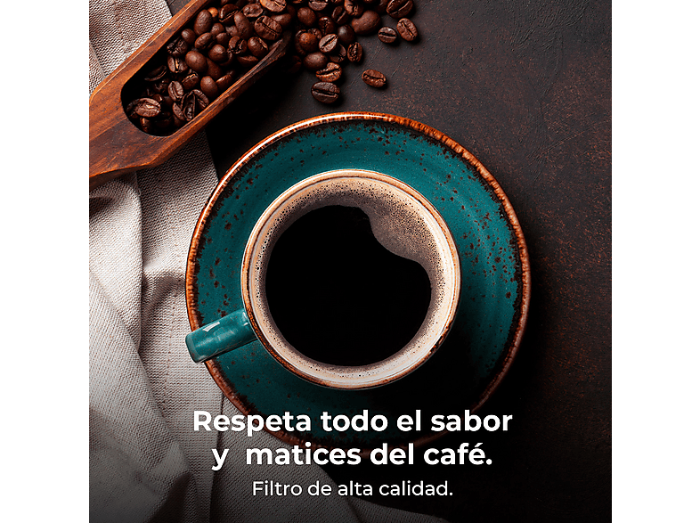 Cafetera tradicional - Cecotec Piccolina 400, 200 ml, 4 tazas, Apta para inducción, Gas, Eléctrica y Vitrocerámica, Acero inoxidable – imagen 2