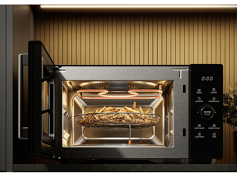 Koenic KMWC 2625 DB 4-in-1-Mikrowelle (900 Watt, Freistehend, 26 l, Schwarz) — Foto 2 von 5