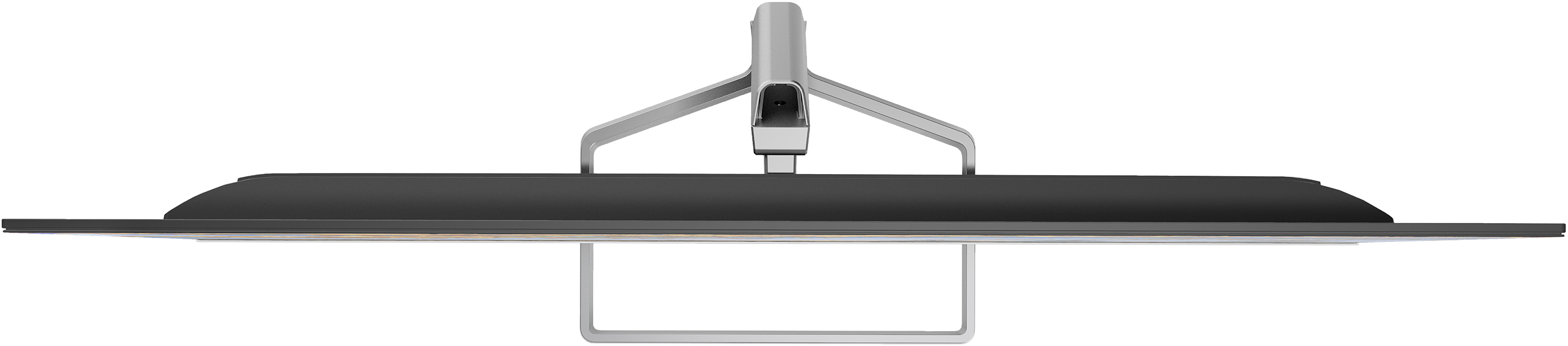 Metalowy stojak pod monitor o eleganckim, nowoczesnym designie.