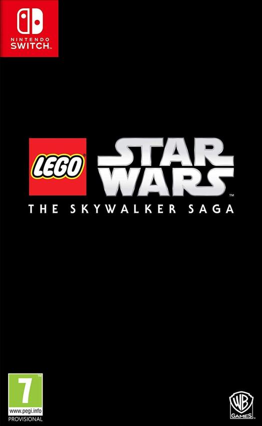 Logo Nintendo Switch, Logo Lego Star Wars: The Skywalker Saga, PEGI 7.
