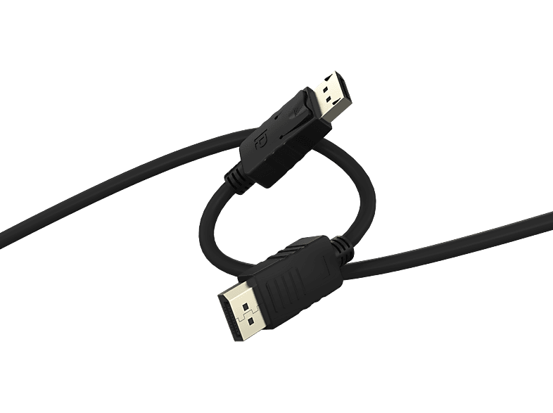 Cable adaptador - ISY IDP-1015, Compatibilidad Universal, 1.5m, 21.6 Gbps, Negro