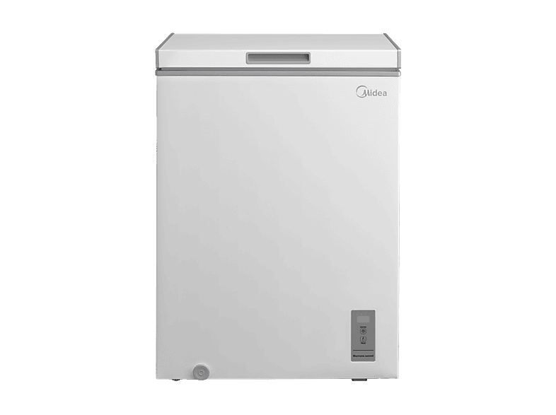 Congelador horizontal - Midea MDRC211FZE01, 143L, 85 cm Alto, Inverter, Fast Freezing, Control Electrónico, Blanco