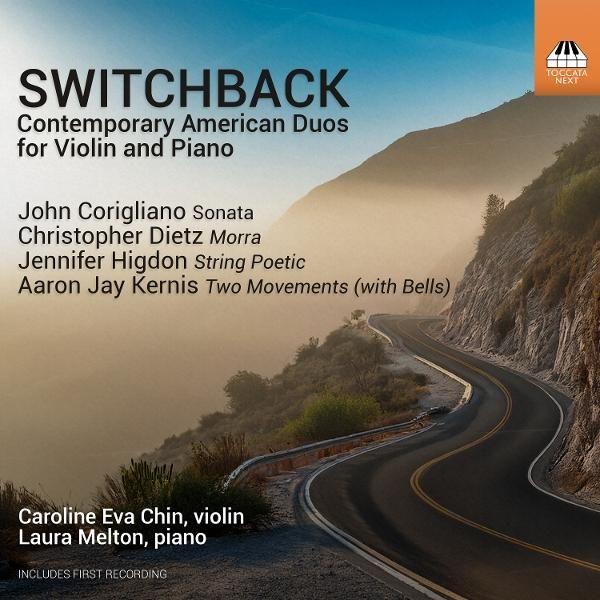 CD-Cover: Schmale Straße windet sich bergauf, Titel SWITCHBACK.