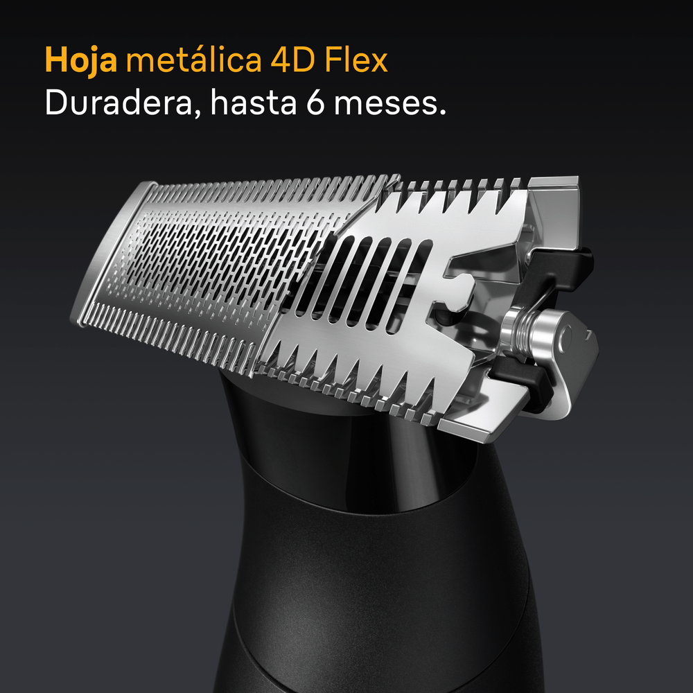 Hoja metálica 4D flex. Duradera, hasta 6 meses.