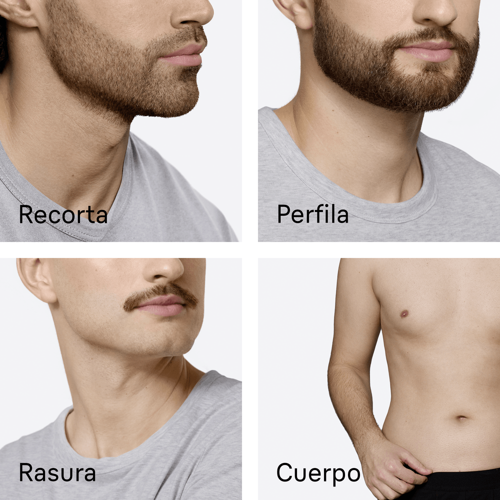 Recorta, perfila, rasura, cuerpo.