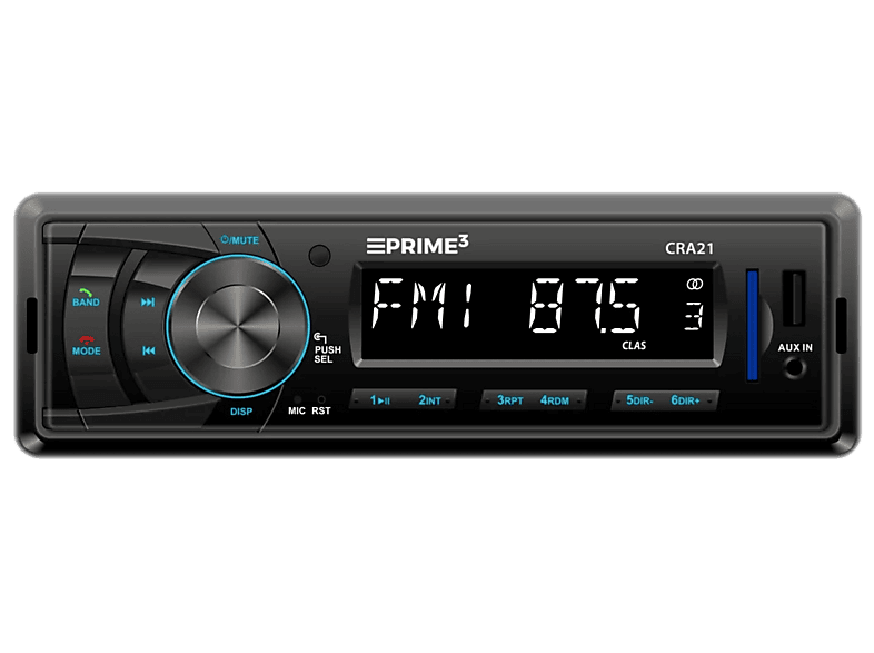Radioodtwarzacz samochodowy PRIME3 CRA21 Czarny