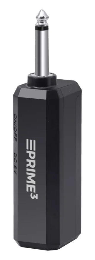 Czarny, sześciokątny adapter ze srebrną wtyczką i 