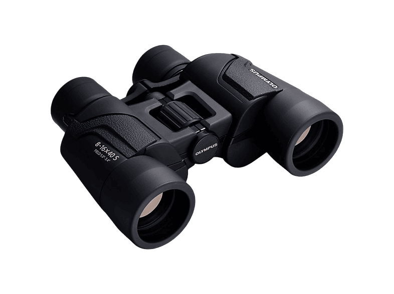 OLYMPUS OM System 8-16x40 + Çanta Porro Prizma Siyah Zoom Dürbün