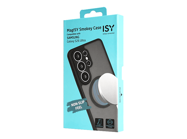 Thumbnail - ISY ISC-2516, Backcover, Samsung, Galaxy S26 Ultra, Smokey schwarz