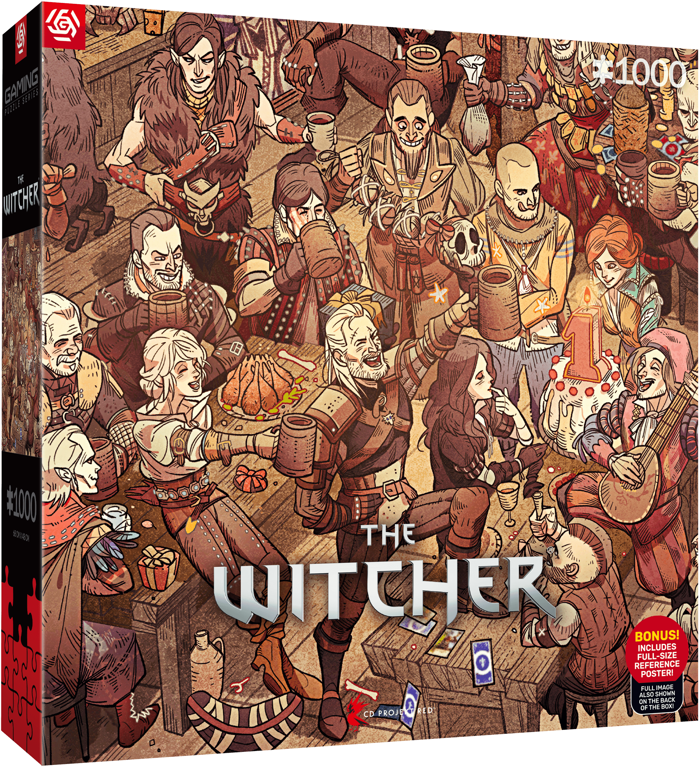 Gaming Puzzle Series: The Witcher - Birthday 1000 db-os puzzle