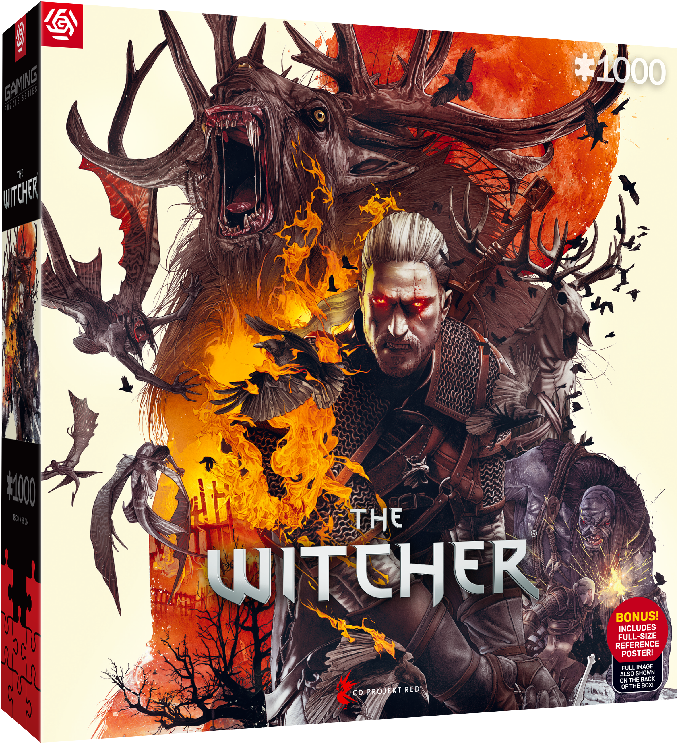 Gaming Puzzle Series: The Witcher - Monsters 1000 db-os puzzle