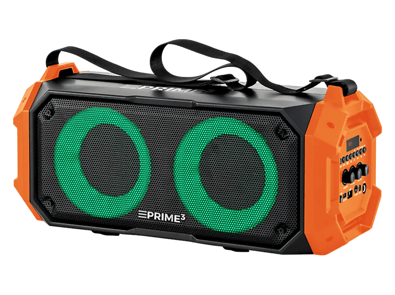 Głośnik Bluetooth PRIME3 Bang! APS32 Czarno-pomarańczowy – zdjęcie 2