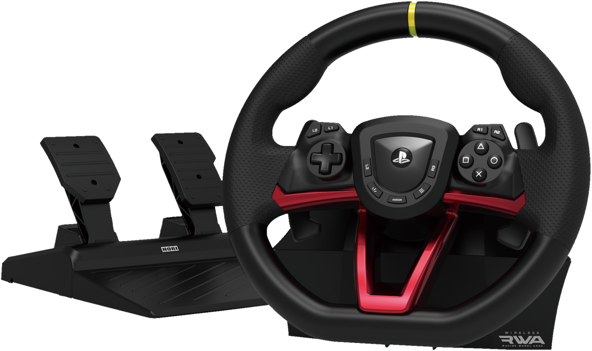 HORI Wireless Racing Wheel Apex vezeték nélküli versenykormány és pedál szett PS4/PS5/PC (SPF-022U)