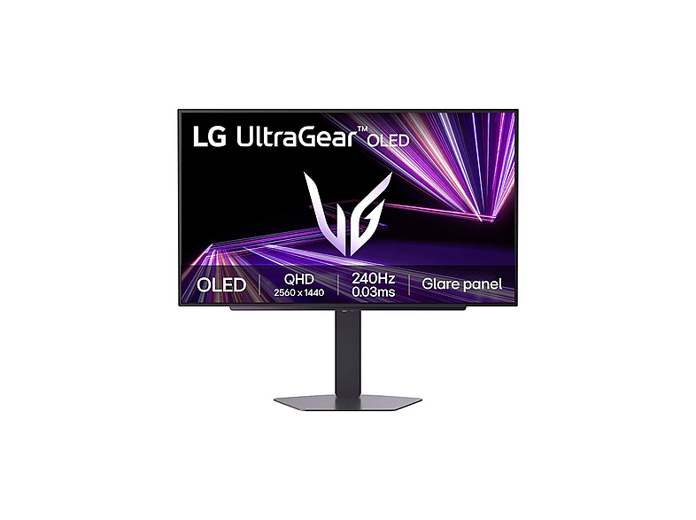 Monitor LG UltraGear 27GX704A-B 26.5 QHD OLED 0.03ms 240Hz FreeSync Premium Pro NVIDIA G-Sync Czarny