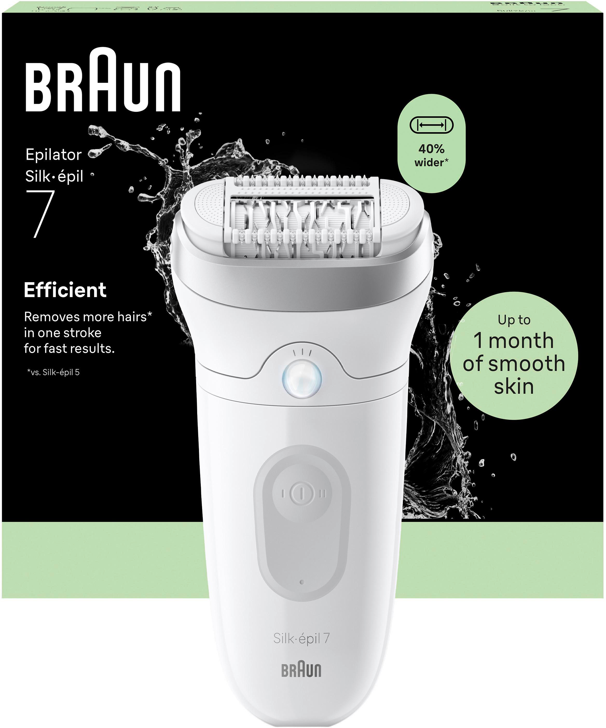 BRAUN Silk·épil 7 Wet & Dry Epilátor, Ezüst