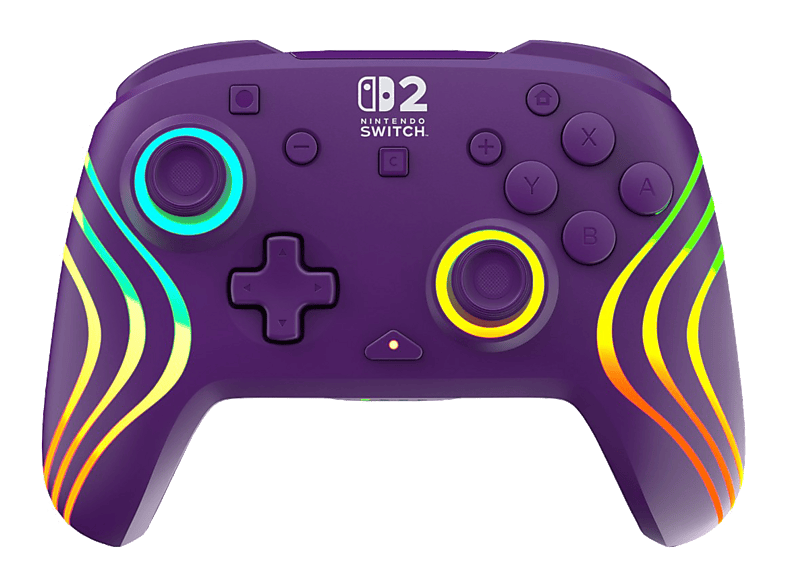 Mando Nintendo Switch - Turtle Beach Afterglow™ Wave Wireless Controller, Para / Lite OLED 2, Morado