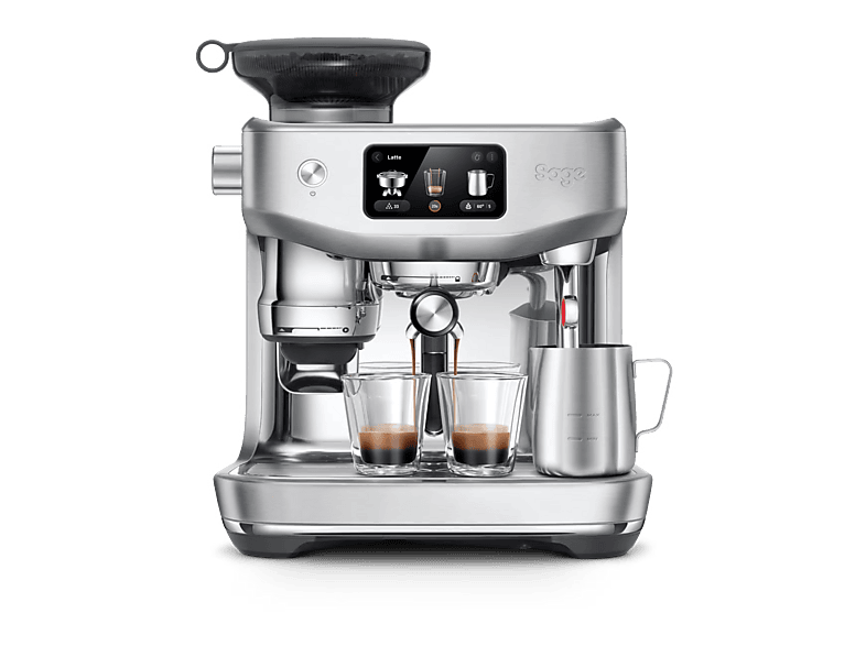 REACONDICIONADO Seminuevo Muy bueno Cafetera express - Sage Oracle™ Jet, 9 bar, 1600W, 2.3L, 2 Tazas, Muele, Dosifica y Prensa, ThermoJet®, Acero inox