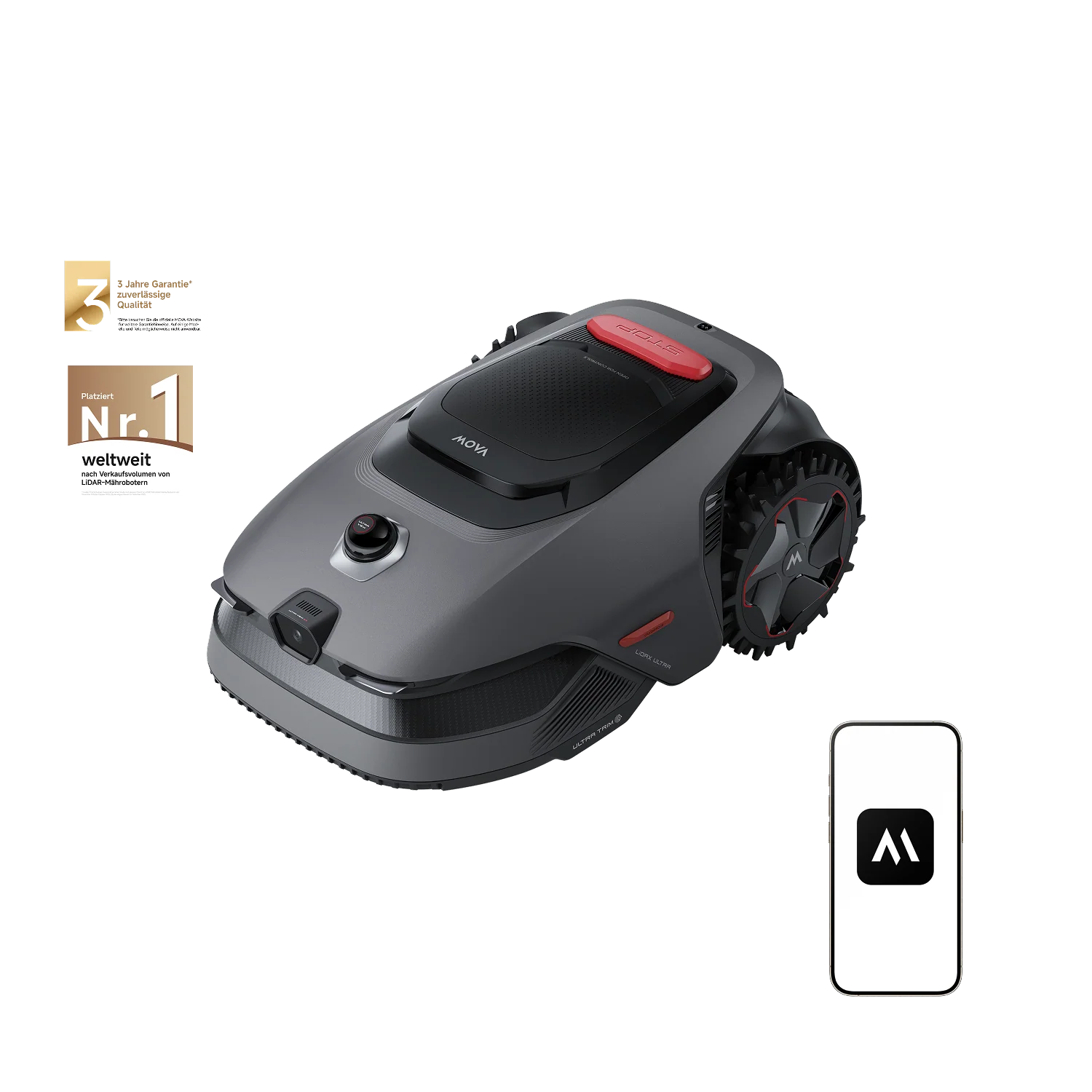 MOVA LIDAX ULTRA 1000 robotfűnyíró