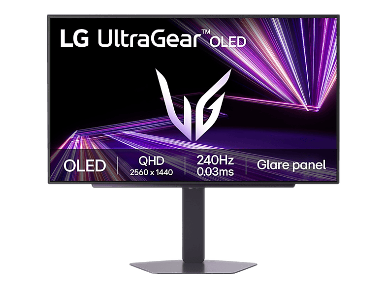 Lg Czarny Monitor Ultragear 27Gx704a-B 26.5 Qhd Oled 0.03Ms 240Hz Freesync Premium Pro Nvidia G-Sync