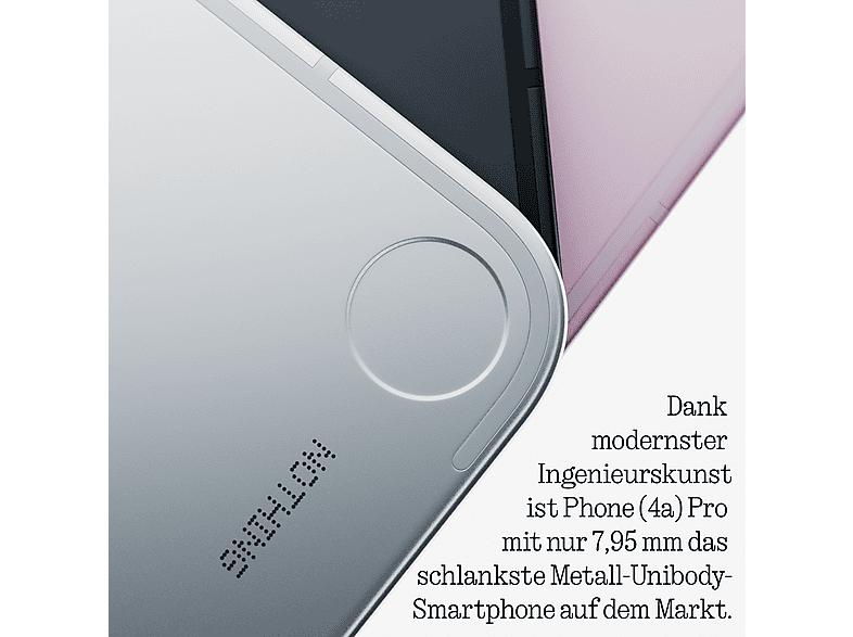 Thumbnail - NOTHING Phone 4a Pro 256 GB Metallic Silber Dual SIM