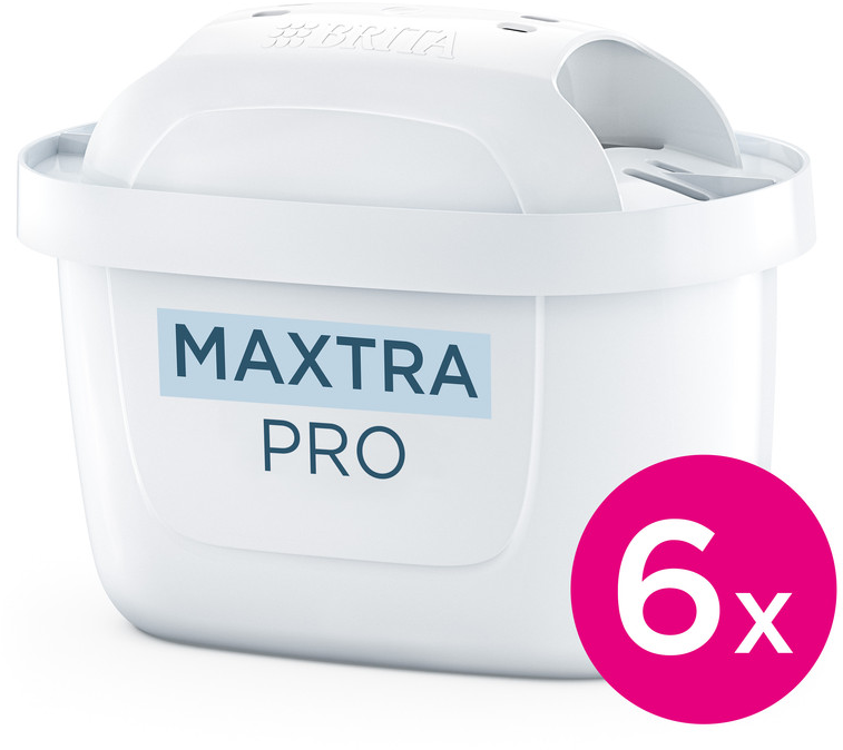 Cartuccia filtro Brita bianca, MAXTRA PRO, confezione da 6.